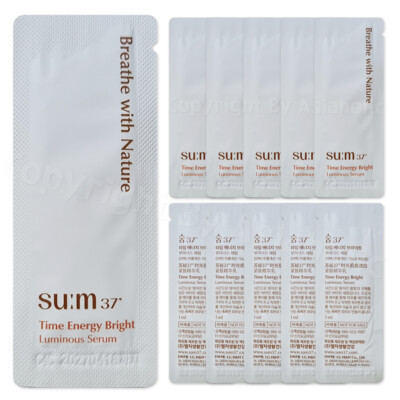 SU:M37 Time Energy Bright Luminous Serum 1ml (10pcs ~ 150pcs) Sample Sum37 New