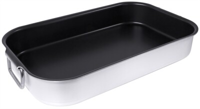Bratpfanne, rechteckig, PTFE beschichtet, 49-68 cm Länge wählbar
