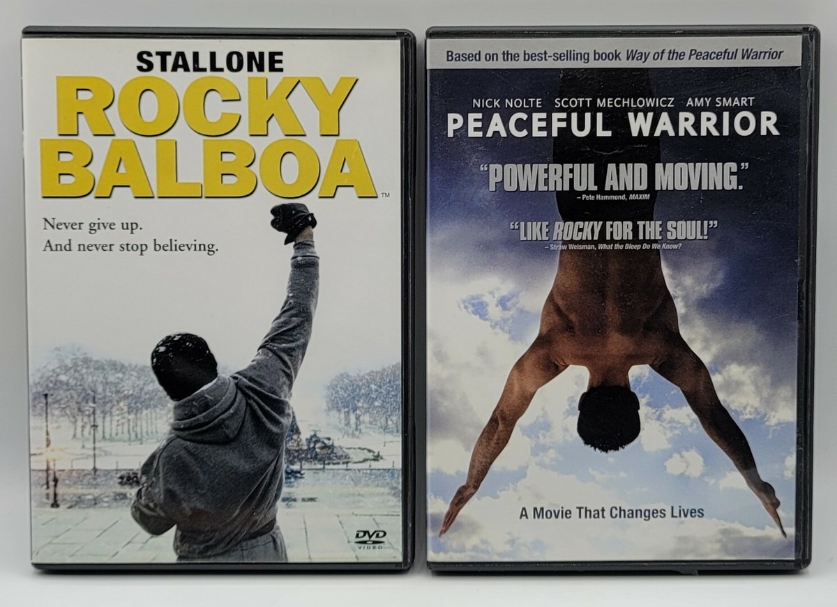 Peaceful Warrior, Rocky Balboa DVD Movie Lot Sylvester Stallone