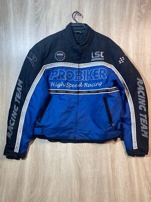 Vintage ProBiker Herren Biker Bomberjacke Größe XL