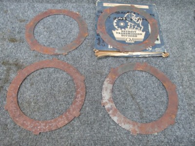 1956 - 1960 Oldsmobile Hydramatic Steel Drive Clutch Plates - Set of 4 plates