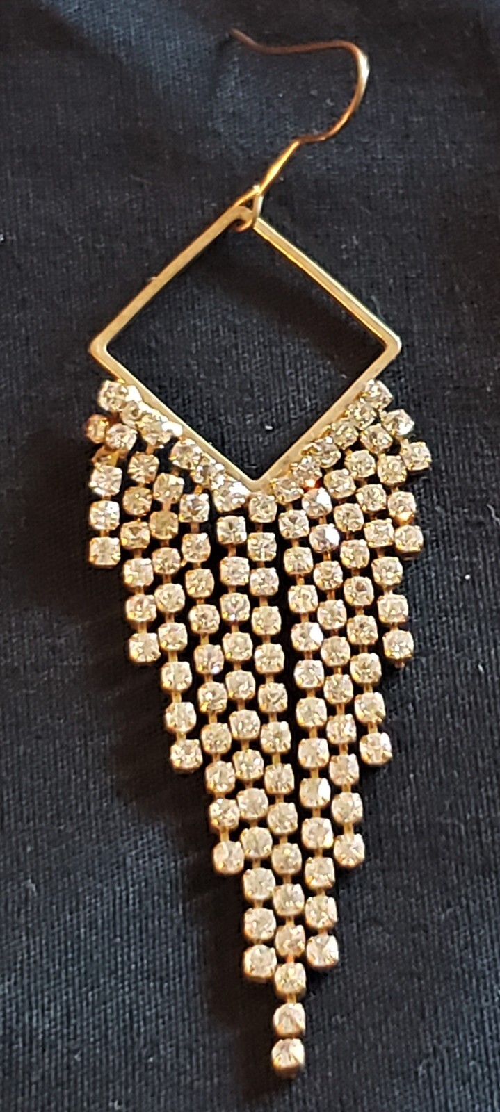 VTG Earrings Posts Studs Dangle Drop Drape Articu… - image 2