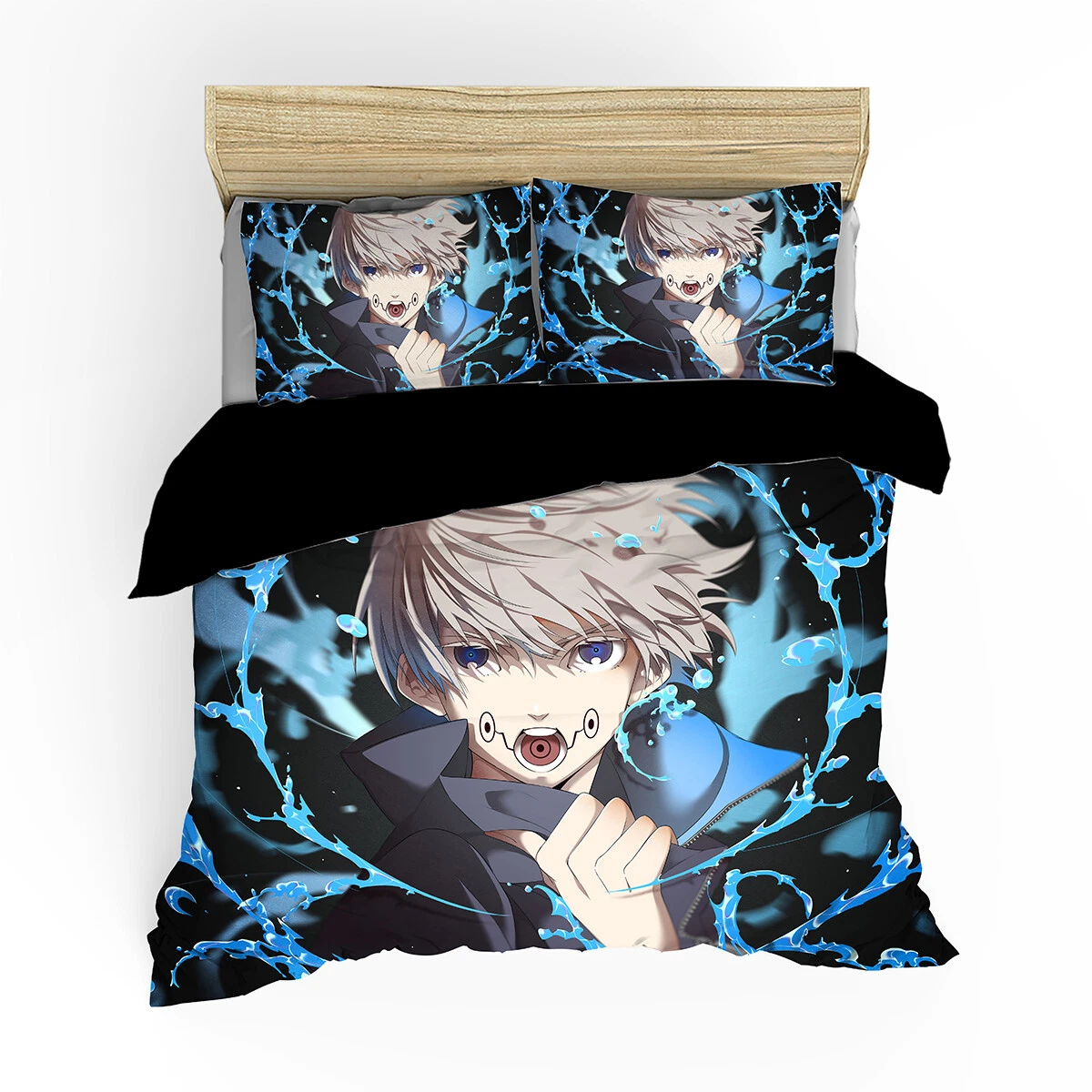 Jujutsu Satoru Bedding Set, Bedroom Decoration