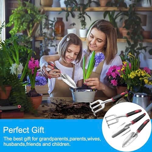 3-Piece Aluminum Garden Tool Set - Hand Shovel, Transplant Shovel, Hand Rake - Picture 7 of 7
