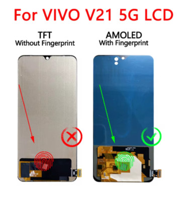 Display Touch Screen For Vivo V21 5G LCD V2050 Digitizer Assembly Replacement