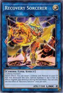 Recovery Sorcerer - MP18-EN198 - Common - 1st Edition x3 - Near Mint