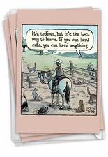 3 Pack Funny Birthday Greeting Cards w/ Envelopes Herd Anything