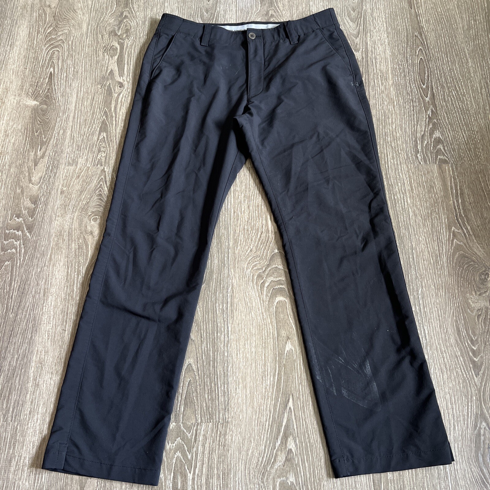 Under Armour Match Play Navy Black Active Golf Pants Mens 36 x 32