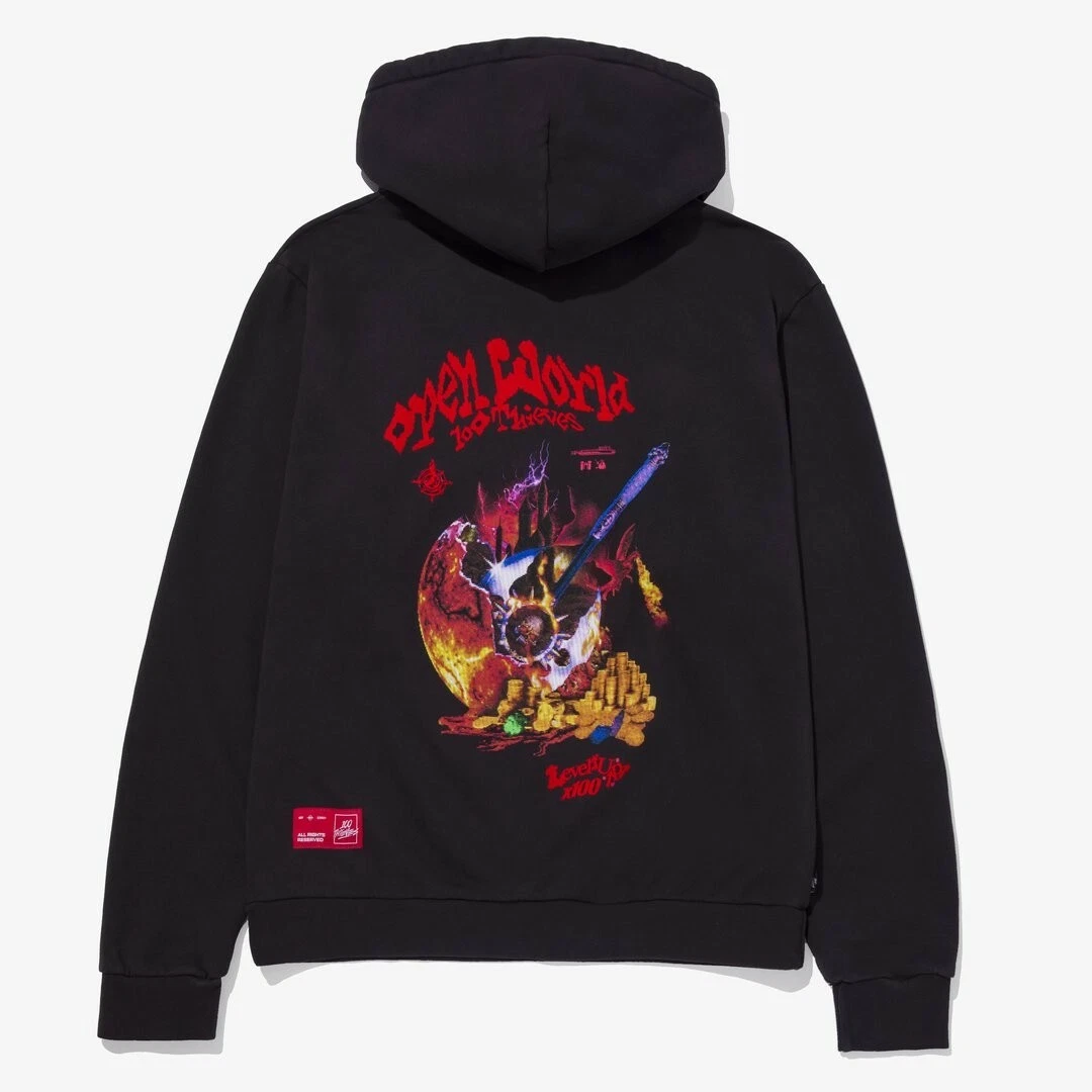 100 thieves online hoodie black