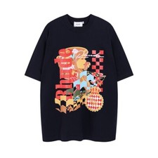 RHUDE Beauty Men High Quality Leisure Cotton Short Sleeve T-Shirt Polo SZ:M-2XL