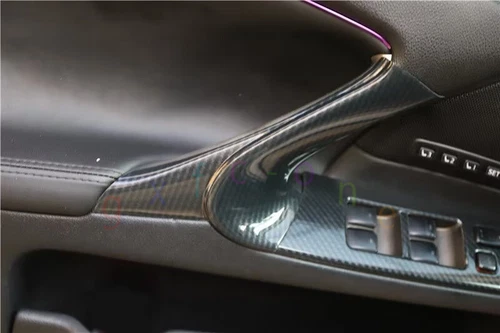 Carbon Fiber Look Window Lift Lock Switch Panel Trim For 2006-2010 LEXUS IS250 - Picture 11 of 14