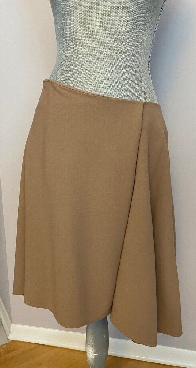 NWT Brunello Cucinelli Wool Blend Asymmetric Skirt Size 8 | eBay