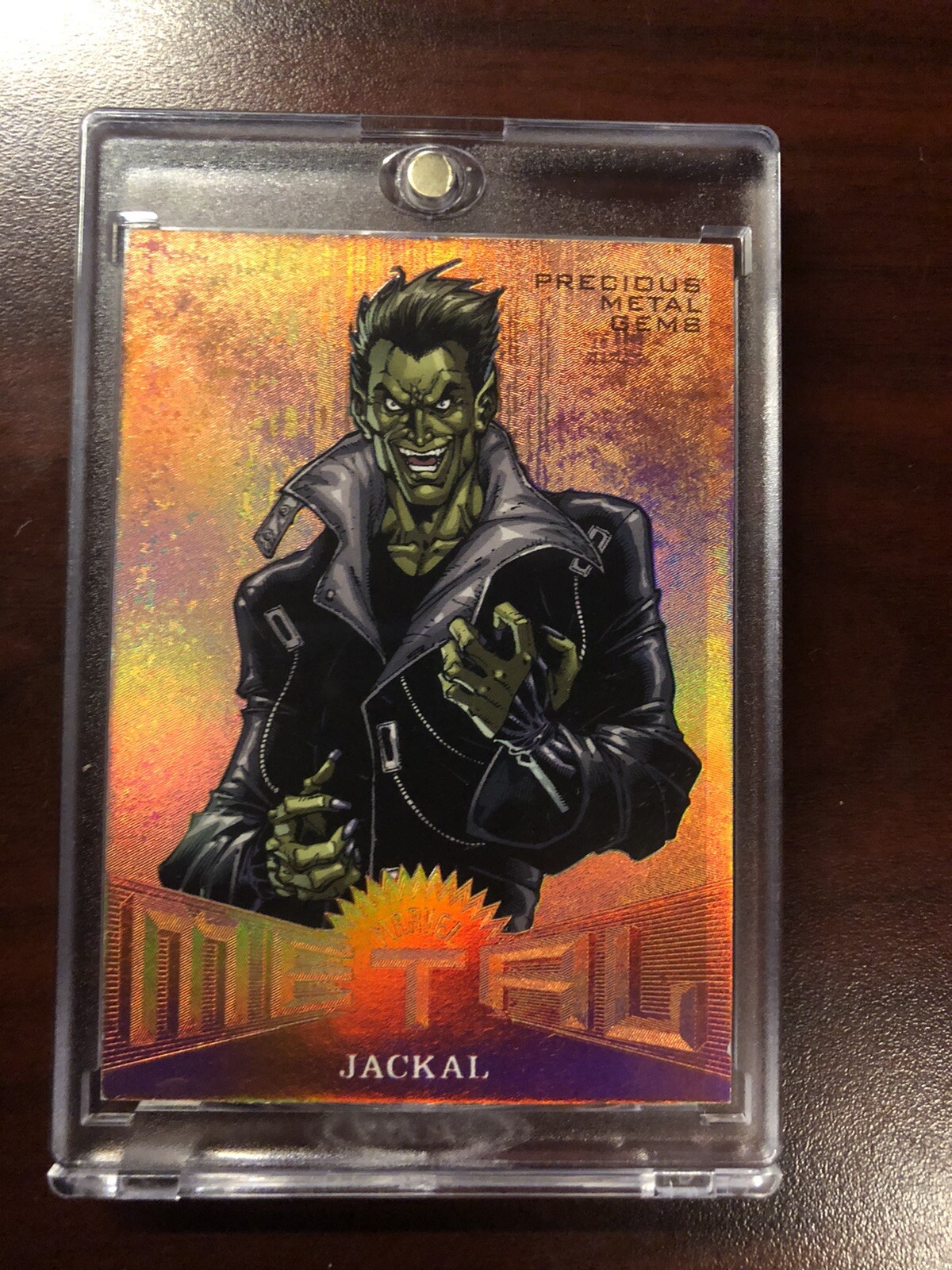 2017 FLEER ULTRA JACKAL SPIDER-MAN PRECIOUS METAL GEMS PMG BRONZE #MM49 #199/199