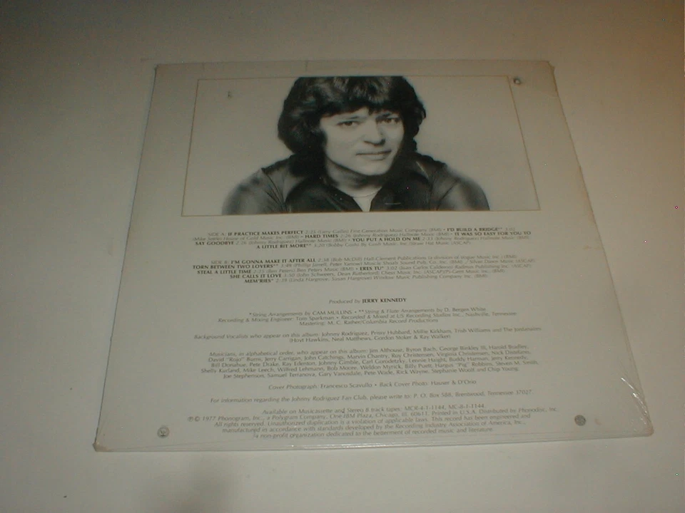Johnny Rodriguez PRACTICE MAKES PERFECT Mercury LP SEALED 1977 Tex-Mex Country - Image 4 of 4