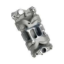 Dual Plane Aluminum Intake Manifold For Chevy Small Block 265-400 Sbc V8 Dual Plane Aluminum Intake Manifold For Chevy Small Block 265-400 Sbc V8
