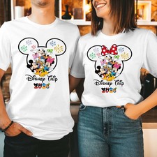 Disney 2026 Family Trip Shirts Mickey Minnie Matching Disneyland Vacation T-3203
