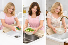 Silicone Sink Splash Guard, Water Splash Guard for Kitchen Sink Splash Guard