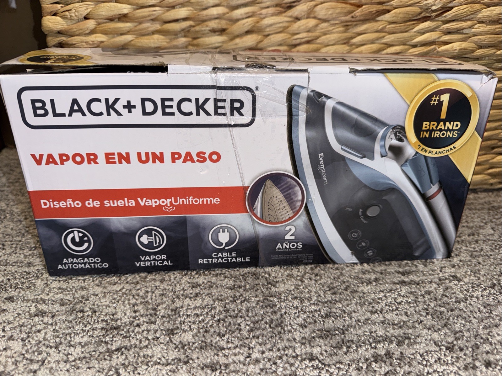 With Retractable Cord Gray- Brand New In Box (see Pics)