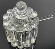 VTG Heisey Glass Crystolite Salt Cellar /Must...