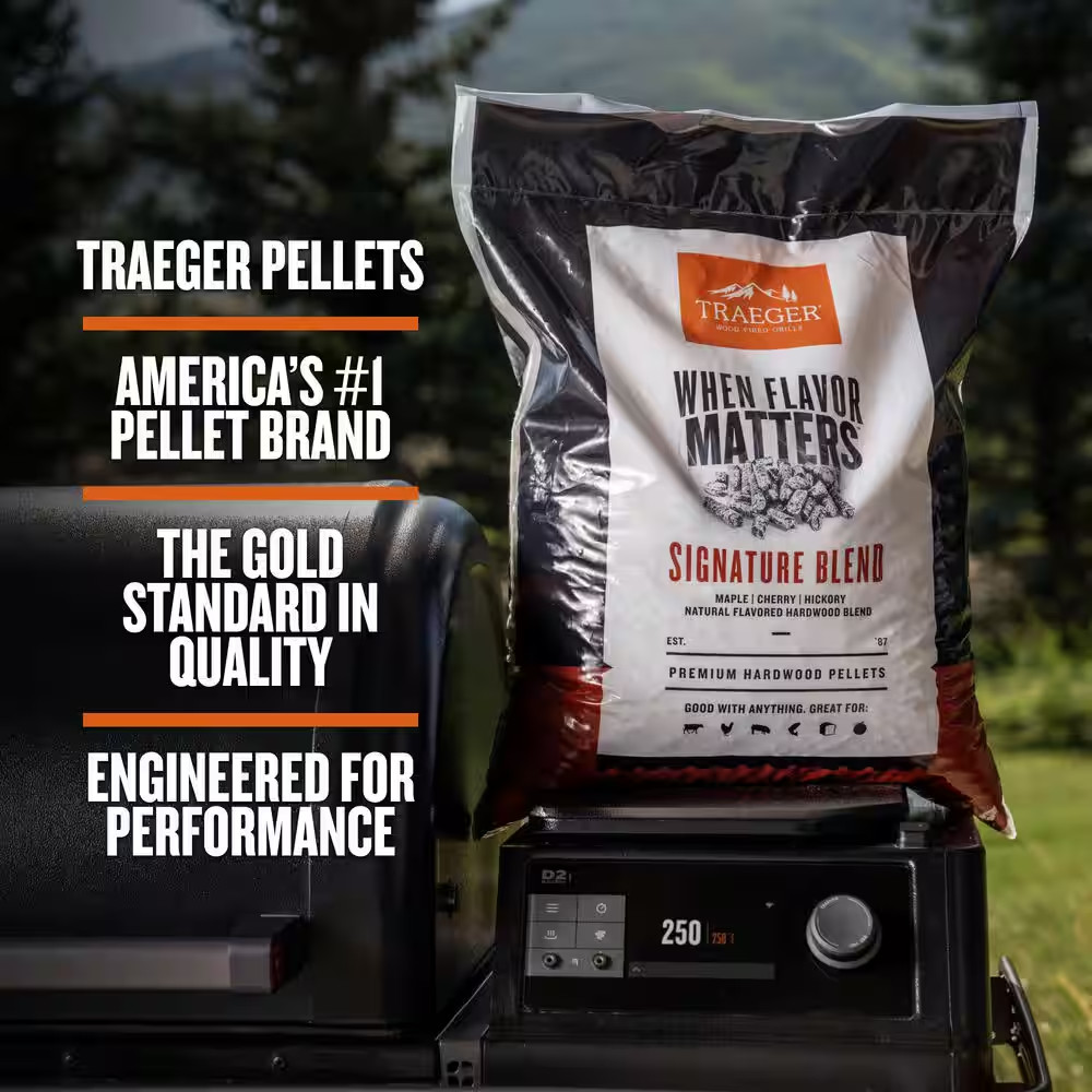 Traeger Apple Wood Pellets 20lb All Natural Hardwood Grill Smoker BBQ Fuel USA