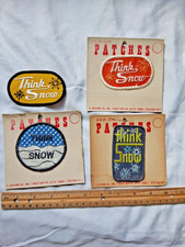 Vintage NOS Think Snow Patches From The 70s Quantity 4 New in package mint condi