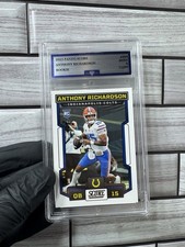Panini 2023 Score Anthony Richardson Rookie #304 Scorecard Flawless Grading