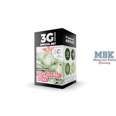 AK Interactive S.L. AK-11639 MODULATION 4BO RUSSIAN GREEN (3rd Generation)