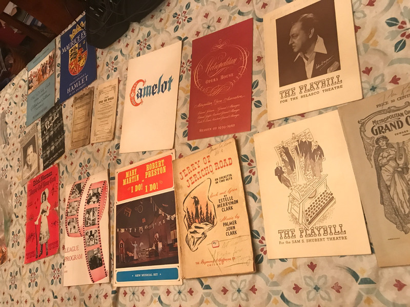 LOT OF 15 ASSORTED PLAYBILLS ,PROGRAMS AND PLAYS