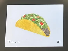 Anastasia Inciardi "Taco" Mini Print