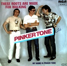 Pinker Tone - These Boots Are Made For Walking 7in 1982 (VG/VG) .*