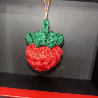 Crotchet Strawberry Charm