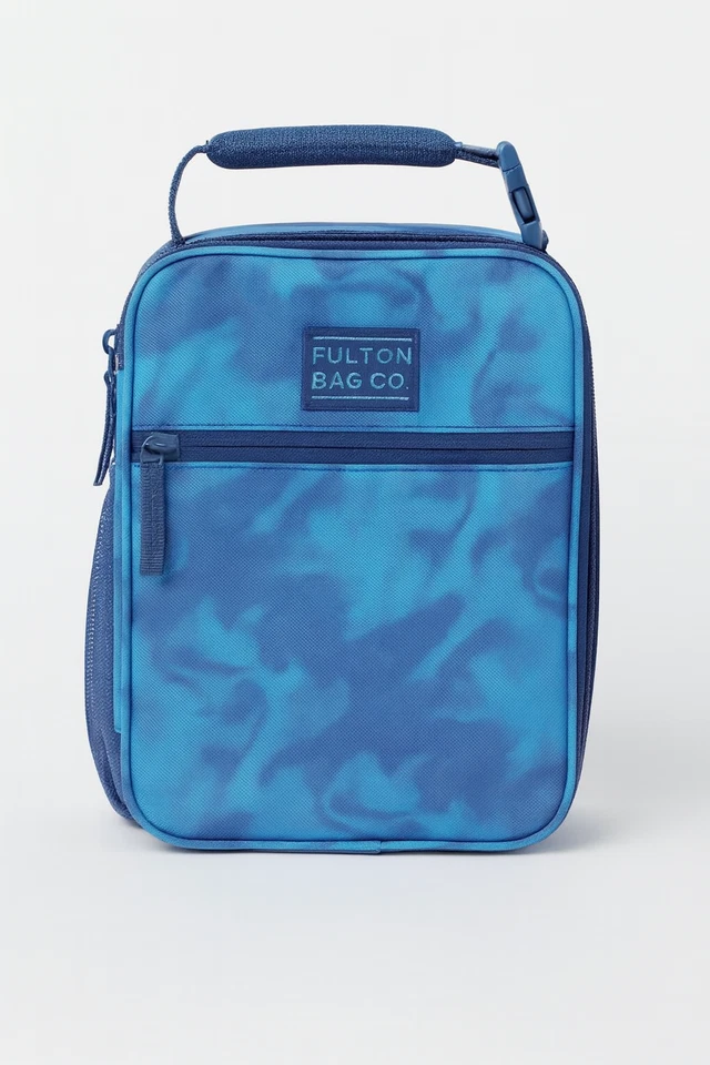 Вертикальный обеденный мешок Fulton Bag Co — синий мрамор - Изображение 2 из 4