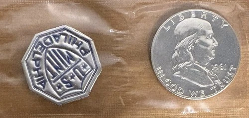 1961 Uncirculated Franklin Half Dollar 90% Silver