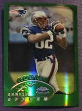 2002 Topps Chrome #194 Daniel Graham Rookie Football card New England Patriots!