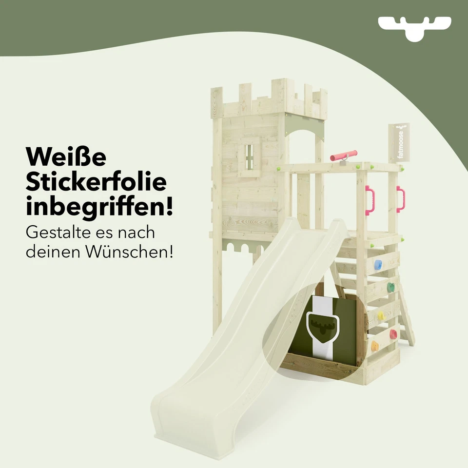 FATMOOSE Spielturm Klettergerüst Crazy Coconut Club XXL mit Surfanbau & Rutsche - Bild 2 von 4