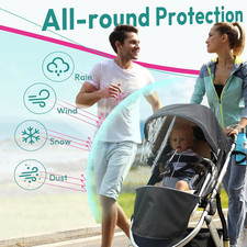 Performance Rain Shield Cover Fits Uppababy Vista/Vista V2/Vista V3/Cruz/Cruz