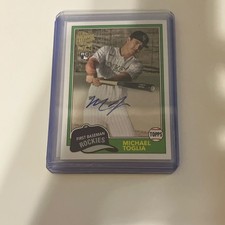 2023 Topps Archives 1981 Fan Favorite Autograph 81FF-MT Michael Toglia Rockies