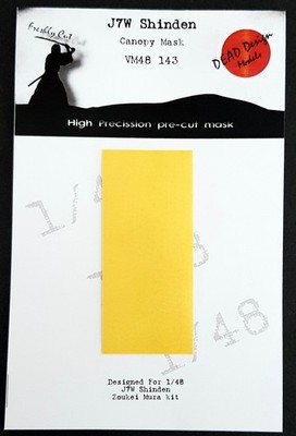 Dead Design 1/48 KYUSHU J7W SHINDEN CANOPY PAINT MASK Zoukei Mura