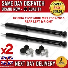 FOR HONDA CIVIC MK8 / MK9 2005-2016 REAR SUSPENSION SHOCK ABSORBERS SHOCKS X2
