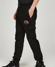 Zavetti Canada Junior Botticini Reflective Cargo Joggers Black size S/B or M/B