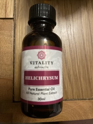 Vitality Extracts Helichrysum Essential Oil 30ml Helichrysum  New