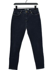 Mint Velvet Women's Jeans UK 12 Blue Cotton with Polyester, Elastane Skinny