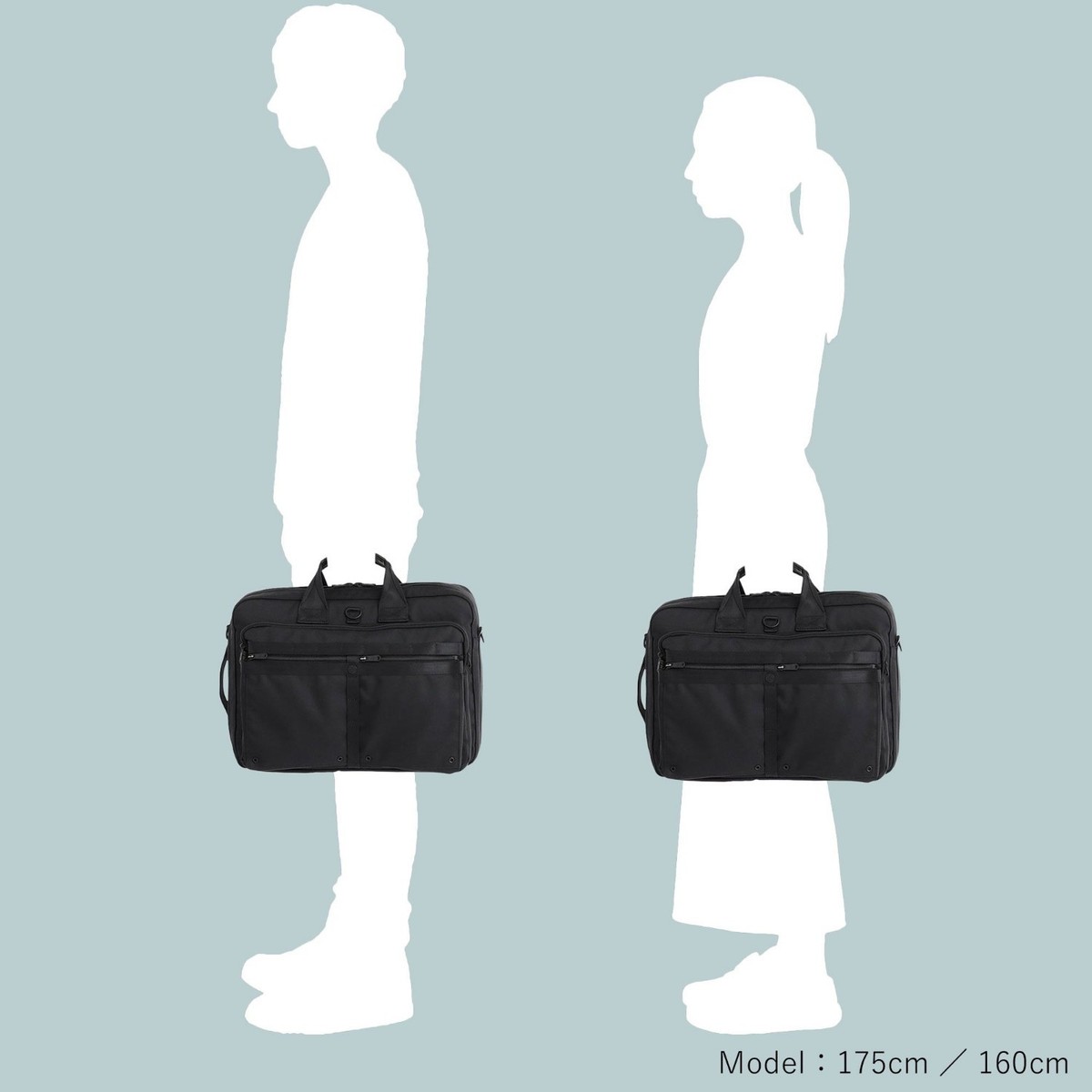 Porter Yoshida Scope Nomad Bag 3 Way Shoulder Backpack Briefcase