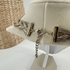 Vtg Thick Necklace Braided Gold Tone Collar Statement Adjustable Lightweight — photo 3
