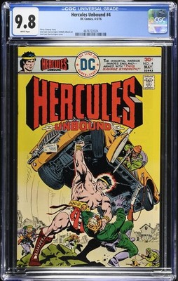 Hercules Unbound #4 CGC 9.8 WP NM/MT (DC 1976) High Grade Bronze Age   