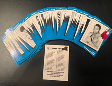 1990 Brown's Boxing Complete (72) Card Set Hector Camacho & Riddick Bowe Rookie