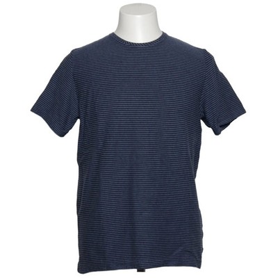 Oliver Spencer, T-shirt, Größe: L, Blau/Grau, Baumwolle, Streifen, Sweat #ffR