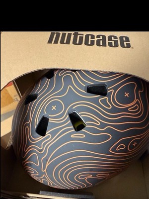 Nutcase bike helmet street MIPS size large Get Lost II black maze $85 skater new