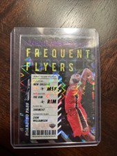 2020-21 Panini NBA Hoops - Frequent Flyers Zion Williamson #4 Purple Explosion