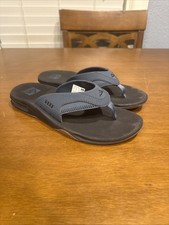 Reef Fanning Men's Flip-Flop Sandals Size 9- Blue with Bottle Opener Flip Flops